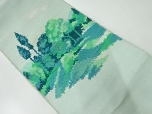 アンティーク　樹木模様織出し袋帯（材料）